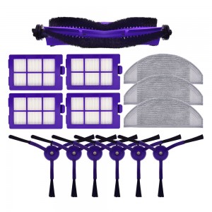X8 Complete Manual Power Main Side Brush Filter Mop Main Maintenance Set for Eufy Vacuum Cleaner Parts Replacement Usage